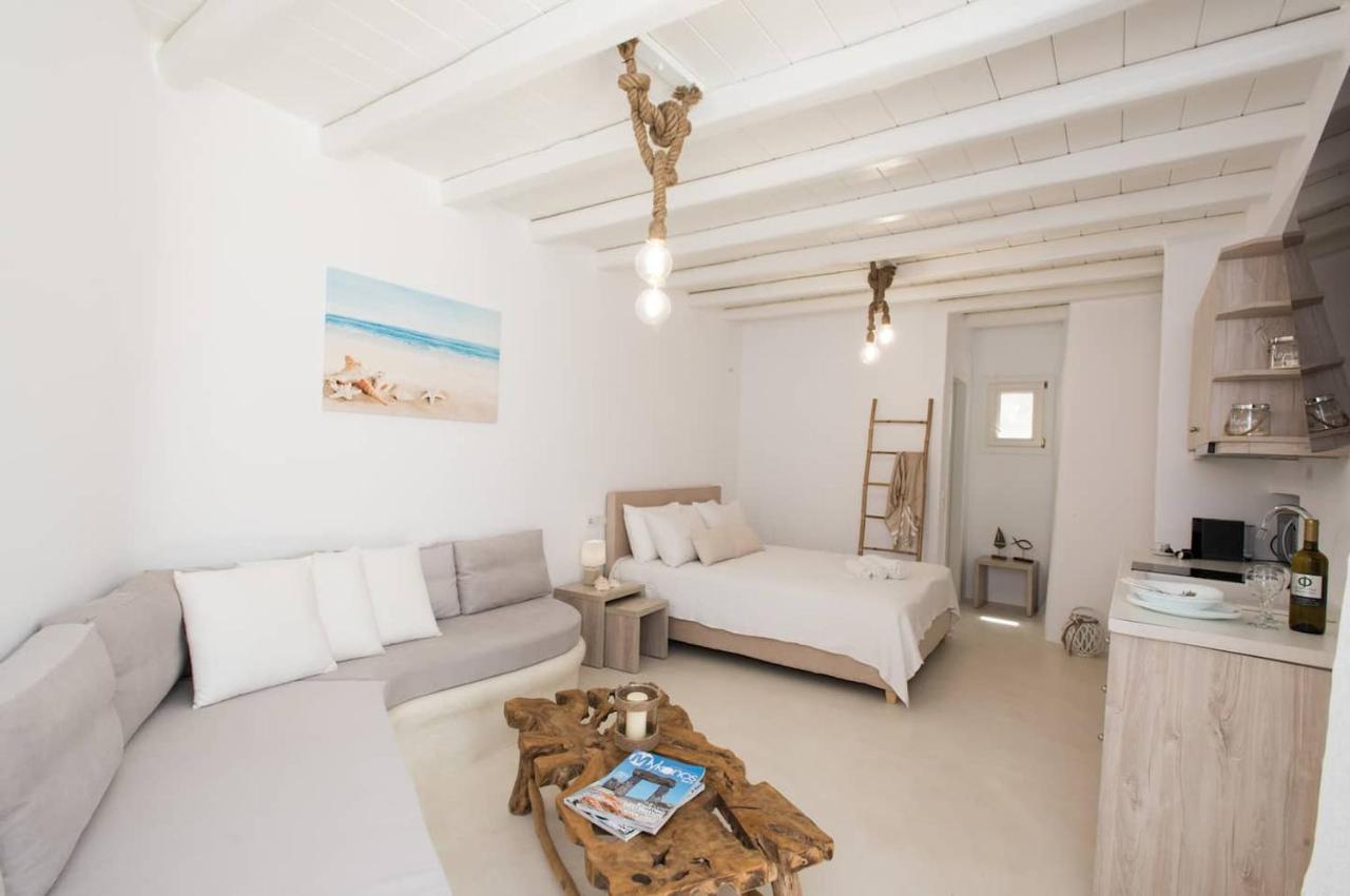 Gorgeous Studio In Cycladic Architecture Overlooking The Aegean Apartment Houlakia  Luaran gambar