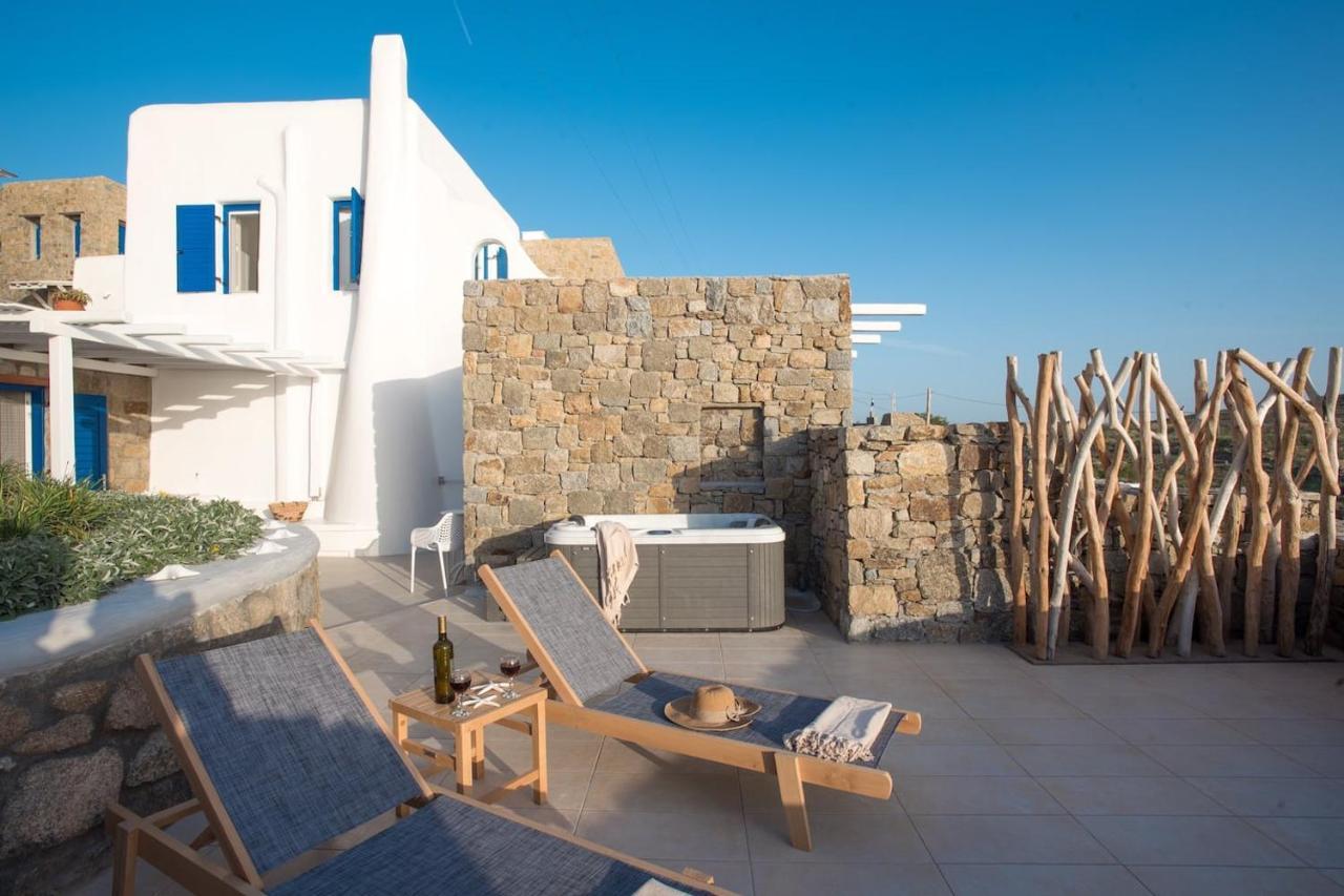 Gorgeous Studio In Cycladic Architecture Overlooking The Aegean Apartment Houlakia  Luaran gambar