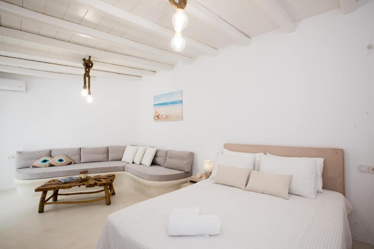 Gorgeous Studio In Cycladic Architecture Overlooking The Aegean Apartment Houlakia  Luaran gambar