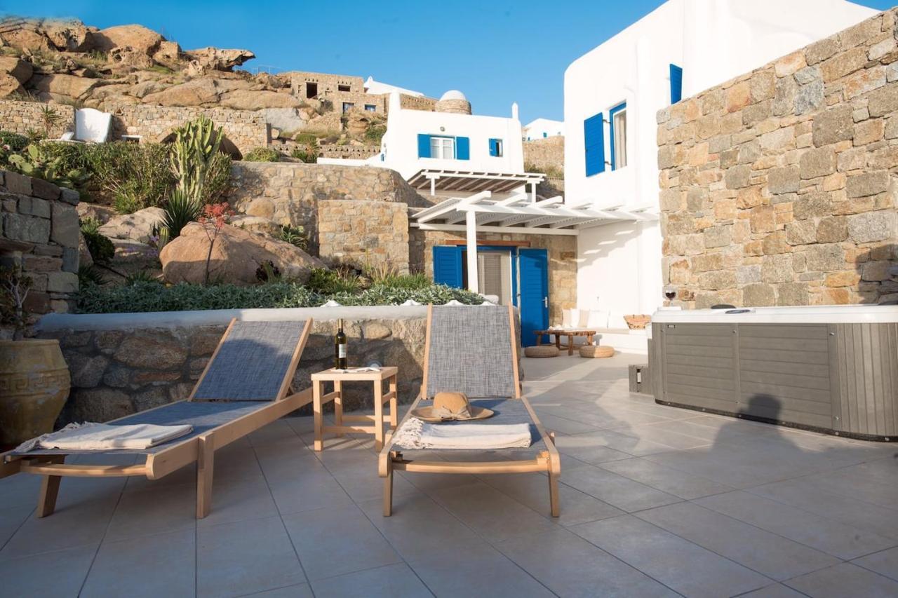 Gorgeous Studio In Cycladic Architecture Overlooking The Aegean Apartment Houlakia  Luaran gambar