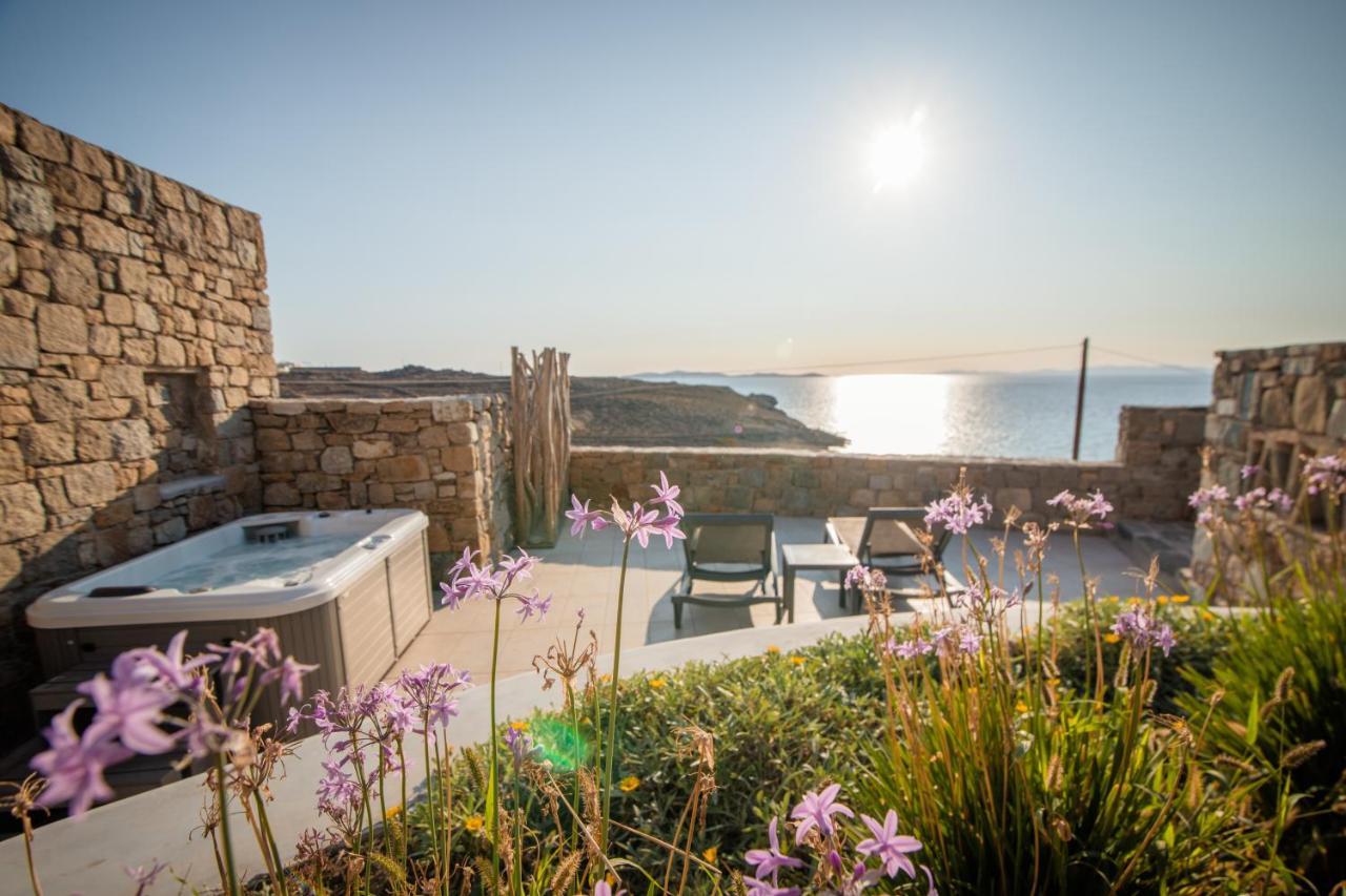 Gorgeous Studio In Cycladic Architecture Overlooking The Aegean Apartment Houlakia  Luaran gambar